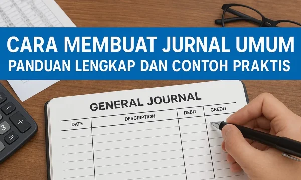 Cara Membuat Jurnal Umum, Panduan Lengkap dan Contoh Praktis