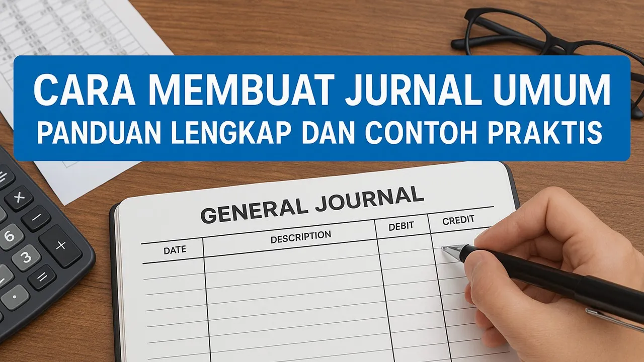 Cara Membuat Jurnal Umum, Panduan Lengkap dan Contoh Praktis