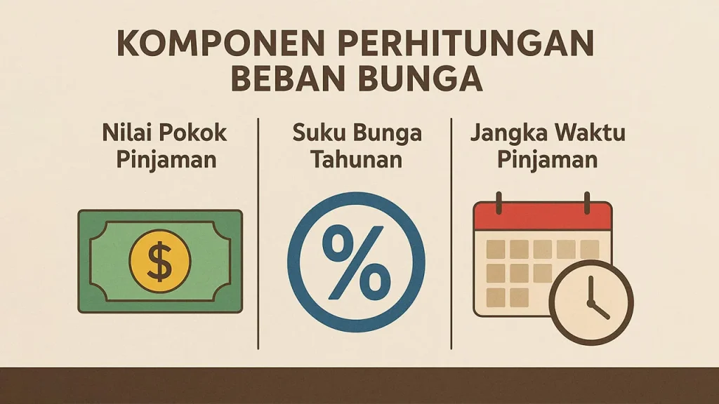 Komponen Perhitungan Beban Bunga