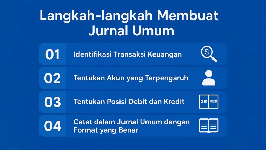 Langkah-langkah Membuat Jurnal Umum