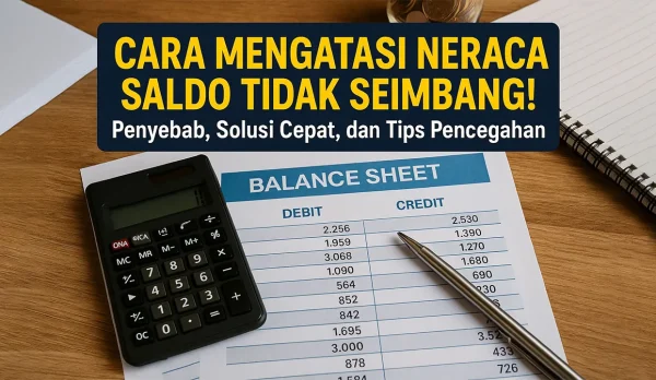 Cara Mengatasi Neraca Saldo Tidak Seimbang! Penyebab, Solusi Cepat, dan Tips Pencegahan