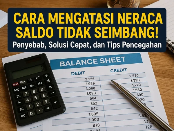Cara Mengatasi Neraca Saldo Tidak Seimbang! Penyebab, Solusi Cepat, dan Tips Pencegahan