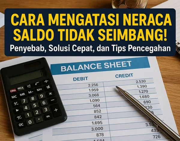 Cara Mengatasi Neraca Saldo Tidak Seimbang! Penyebab, Solusi Cepat, dan Tips Pencegahan
