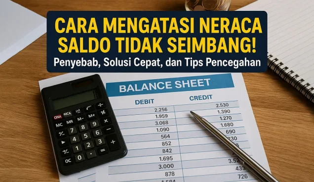 Cara Mengatasi Neraca Saldo Tidak Seimbang! Penyebab, Solusi Cepat, dan Tips Pencegahan