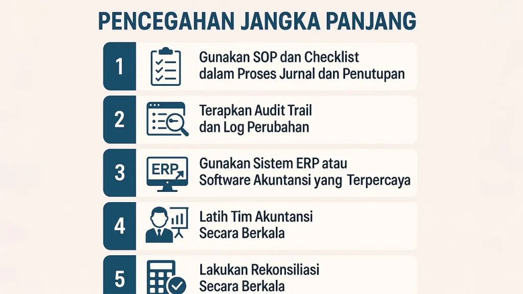 Pencegahan Jangka Panjang Neraca Saldo Tidak Seimbang