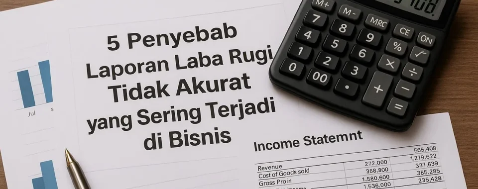 5 Penyebab Laporan Laba Rugi Tidak Akurat yang Sering Terjadi di Bisnis