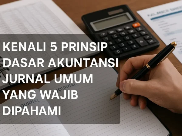 Kenali 5 Prinsip Dasar Akuntansi Jurnal Umum yang Wajib Dipahami