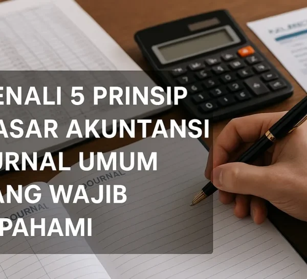 Kenali 5 Prinsip Dasar Akuntansi Jurnal Umum yang Wajib Dipahami