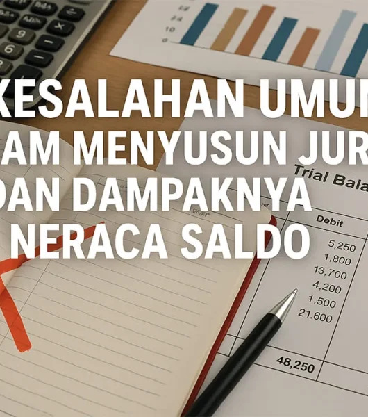 Kesalahan Umum dalam Menyusun Jurnal dan Dampaknya pada Neraca Saldo
