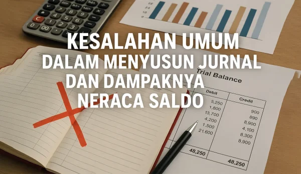 Kesalahan Umum dalam Menyusun Jurnal dan Dampaknya pada Neraca Saldo