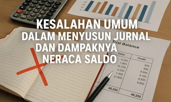 Kesalahan Umum dalam Menyusun Jurnal dan Dampaknya pada Neraca Saldo