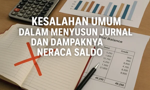 Kesalahan Umum dalam Menyusun Jurnal dan Dampaknya pada Neraca Saldo