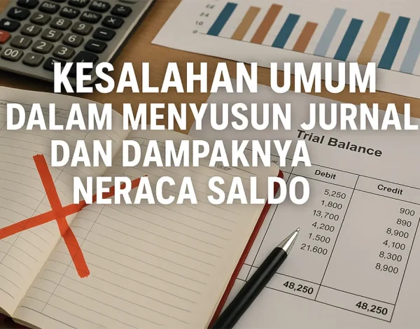 Kesalahan Umum dalam Menyusun Jurnal dan Dampaknya pada Neraca Saldo