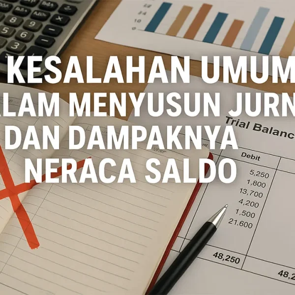 Kesalahan Umum dalam Menyusun Jurnal dan Dampaknya pada Neraca Saldo