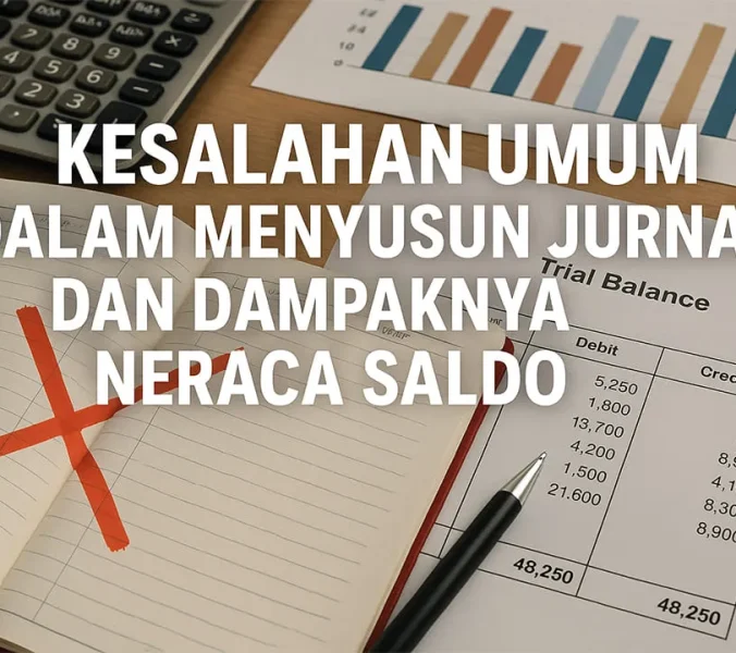 Kesalahan Umum dalam Menyusun Jurnal dan Dampaknya pada Neraca Saldo