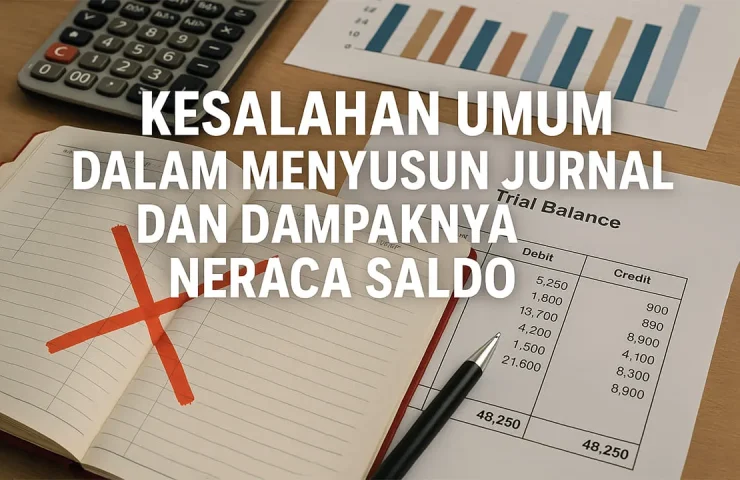 Kesalahan Umum dalam Menyusun Jurnal dan Dampaknya pada Neraca Saldo