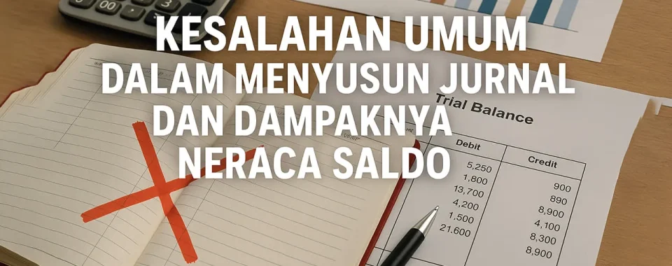 Kesalahan Umum dalam Menyusun Jurnal dan Dampaknya pada Neraca Saldo
