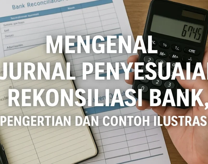 Mengenal Jurnal Penyesuaian Rekonsiliasi Bank, Pengertian dan Contoh ilustrasinya