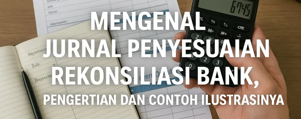 Mengenal Jurnal Penyesuaian Rekonsiliasi Bank, Pengertian dan Contoh ilustrasinya