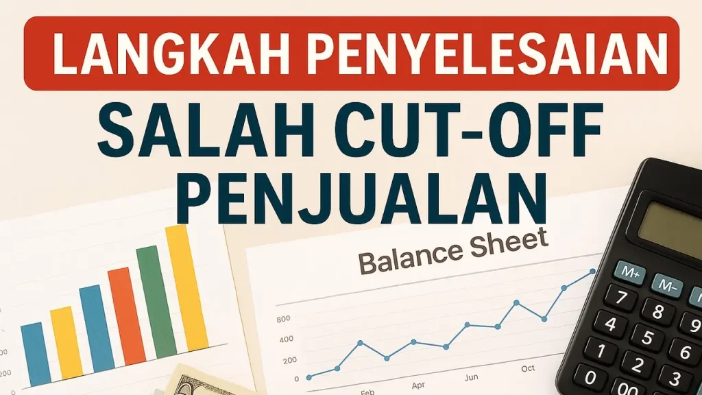 Langkah Penyelesaian Salah Cut-Off Penjualan