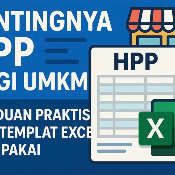 Pentingnya HPP bagi UMKM! Panduan Praktis dan Templat Excel Siap Pakai