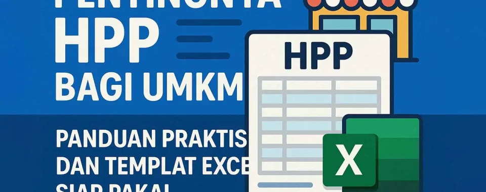 Pentingnya HPP bagi UMKM! Panduan Praktis dan Templat Excel Siap Pakai
