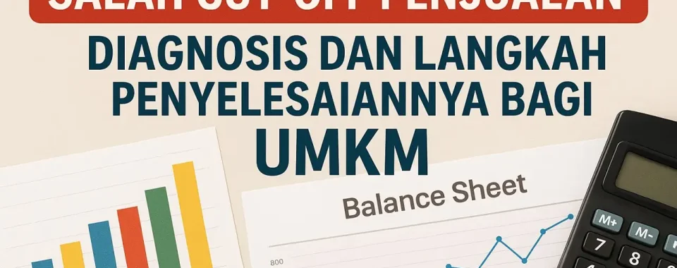 Salah Cut-Off Penjualan, Diagnosis dan Langkah Penyelesaiannya bagi UMKM
